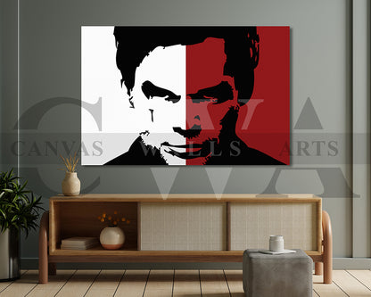 Dexter Canvas Wall Art Abstract Movie Poster