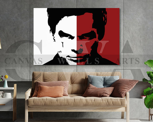 Dexter Canvas Wall Art Abstract Movie Poster