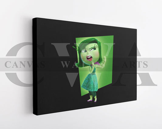 Disgust from Inside Out 2 Canvas Wall Art