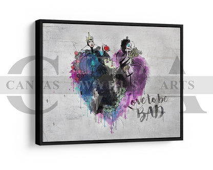 Disney Lady Villains Canvas Wall Art