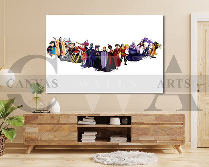 Disney Villains Canvas Wall Art