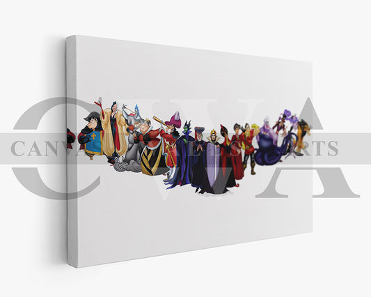 Disney Villains Canvas Wall Art