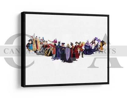 Disney Villains Canvas Wall Art