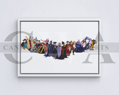 Disney Villains Canvas Wall Art