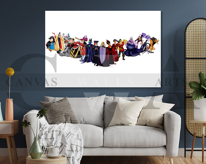 Disney Villains Canvas Wall Art