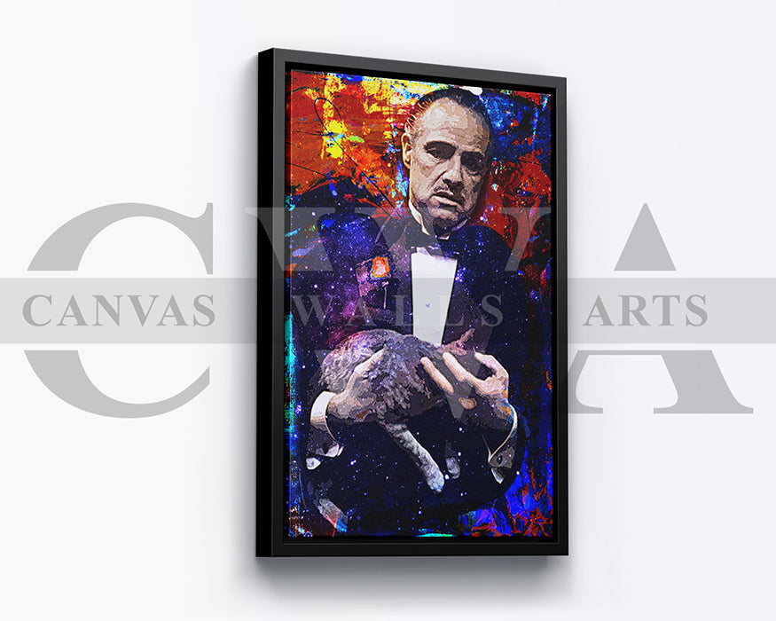 Vito Corleone Canvas Wall Art