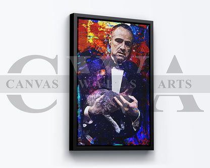 Vito Corleone Canvas Wall Art