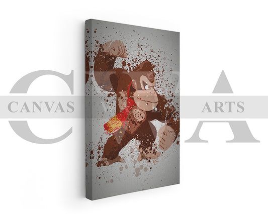 Donkey Kong Canvas Wall Art
