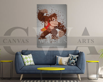 Donkey Kong Canvas Wall Art