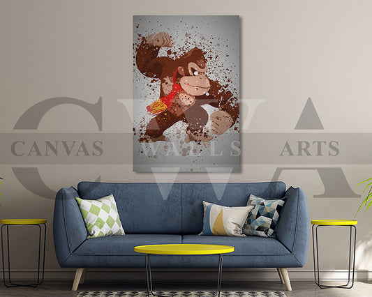 Donkey Kong Canvas Wall Art
