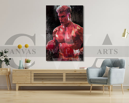 Drago Canvas Wall Art Abstract Movie Poster