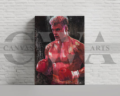 Drago Canvas Wall Art Abstract Movie Poster