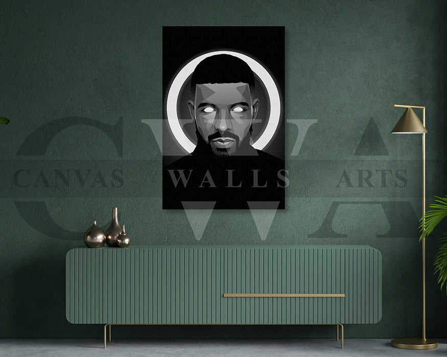 Drake American Rapper Canvas Wall Art