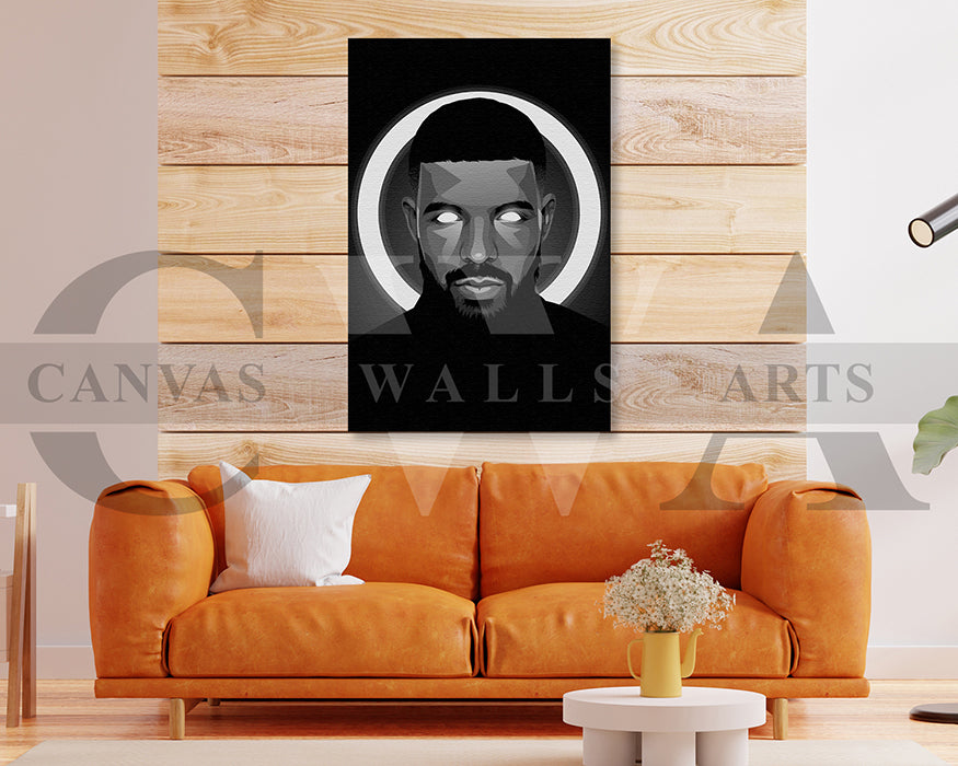 Drake American Rapper Canvas Wall Art