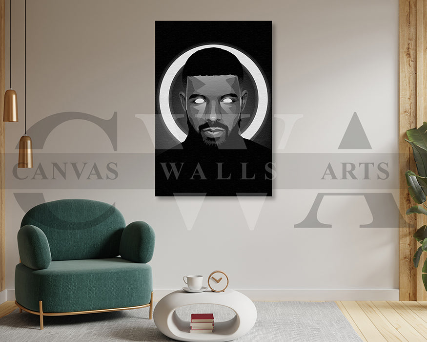 Drake American Rapper Canvas Wall Art