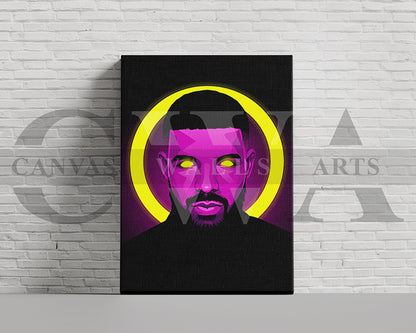Drake Canvas Wall Art