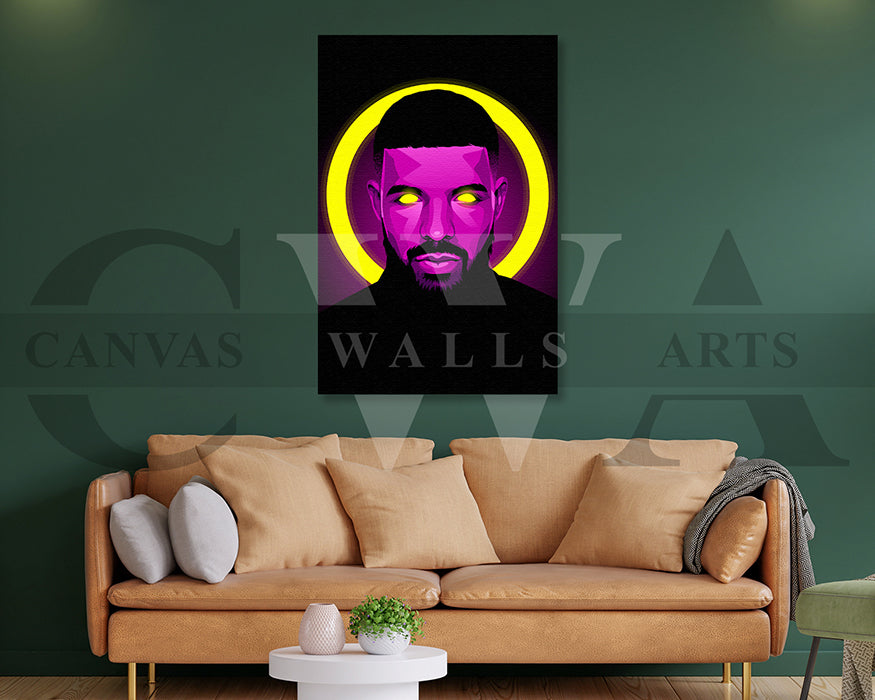Drake Canvas Wall Art