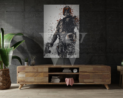 Dredd Canvas Wall Art