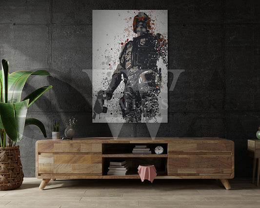 Dredd Canvas Wall Art