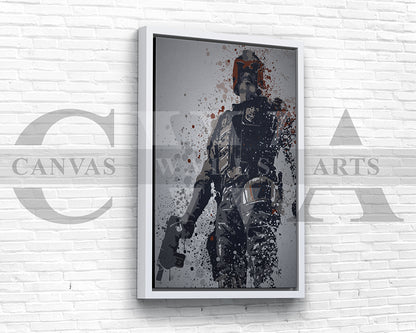 Dredd Canvas Wall Art