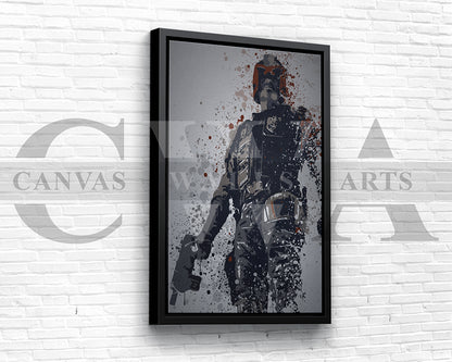 Dredd Canvas Wall Art