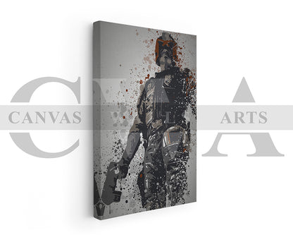 Dredd Canvas Wall Art