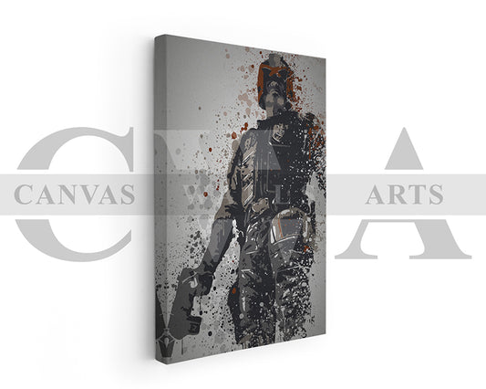 Dredd Canvas Wall Art
