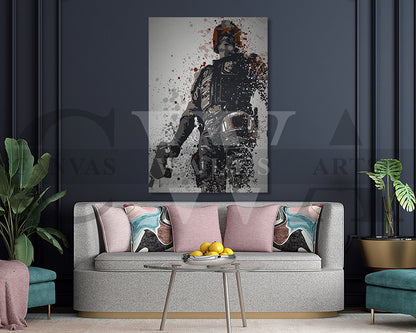 Dredd Canvas Wall Art