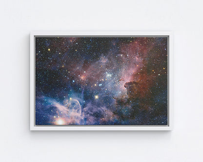 ESO’s VLT reveals the Carina Nebula's hidden secrets Galaxy Canvas Wall Art