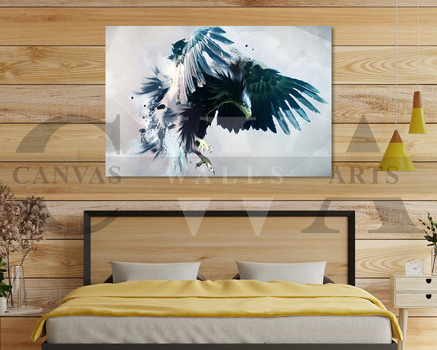 Eagle Canvas Wall Art Bird Poster Print