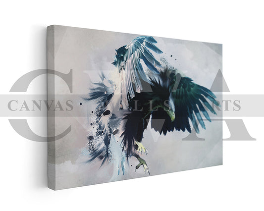 Eagle Canvas Wall Art Bird Poster Print