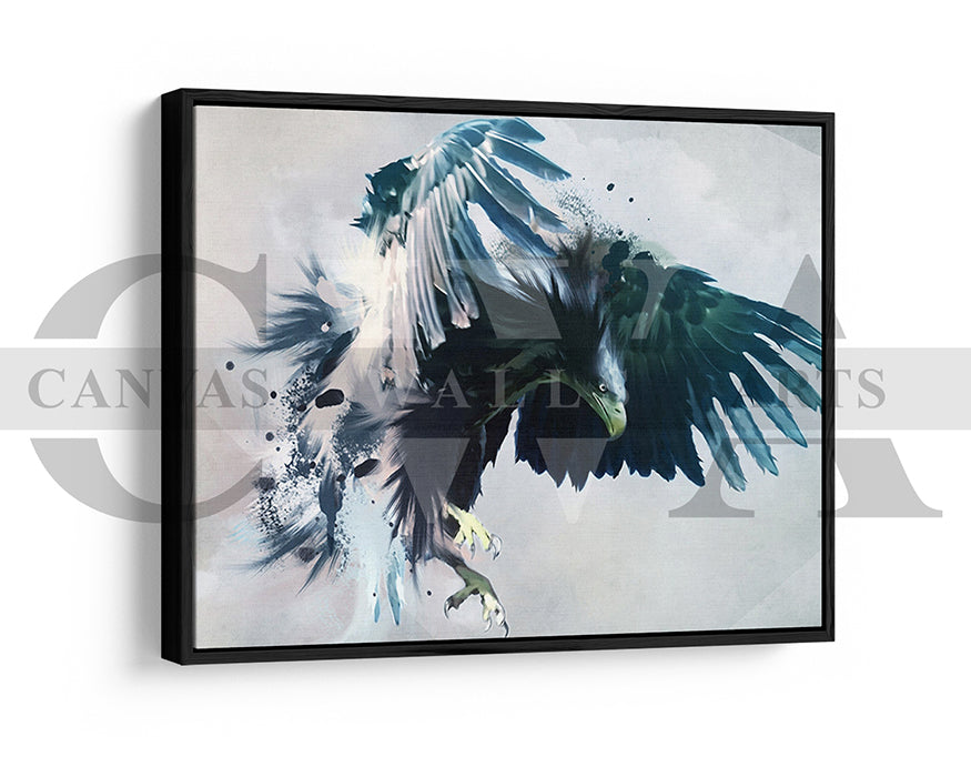 Eagle Canvas Wall Art Bird Poster Print
