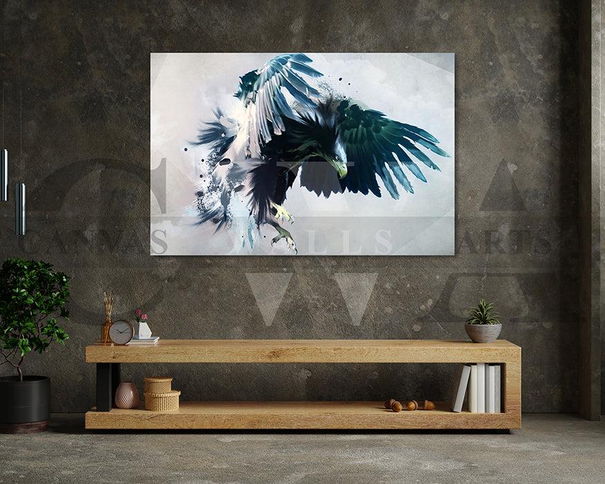 Eagle Canvas Wall Art Bird Poster Print
