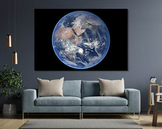 Earth Canvas Wall Art Print