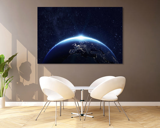Earth Canvas Wall Decor
