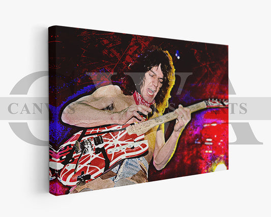 Eddie Van Halen Canvas Wall Art