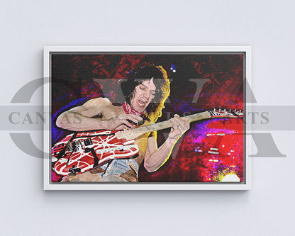 Eddie Van Halen Canvas Wall Art