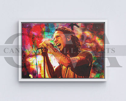 Eddie Vedder Canvas Wall Art