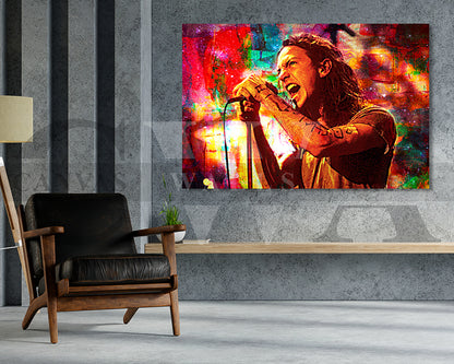 Eddie Vedder Canvas Wall Art