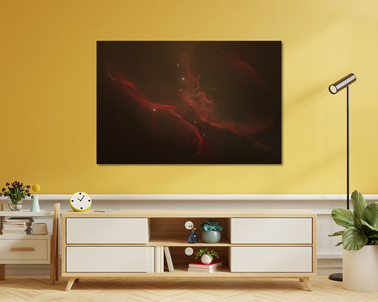 Eden Nebula Canvas Wall Art Galaxy Poster Print