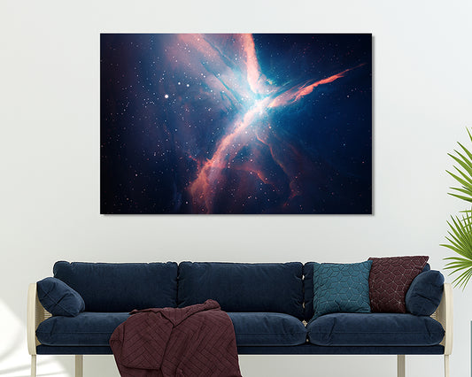 Eden Nebula Galaxy Canvas Wall Art