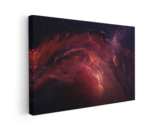 Eden Nebula Canvas Wall Art Galaxy Art Print