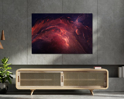 Eden Nebula Canvas Wall Art Galaxy Art Print
