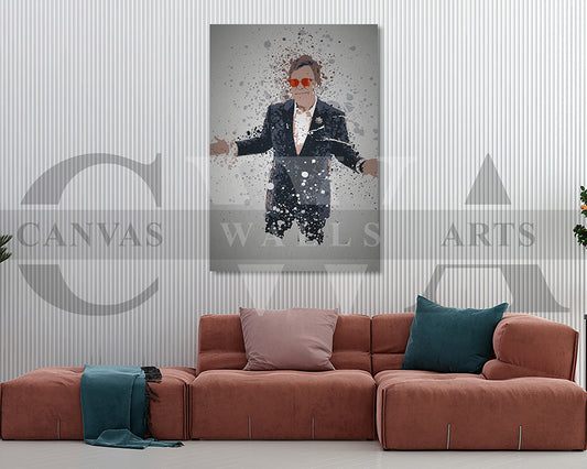 Elton John Canvas Wall Art