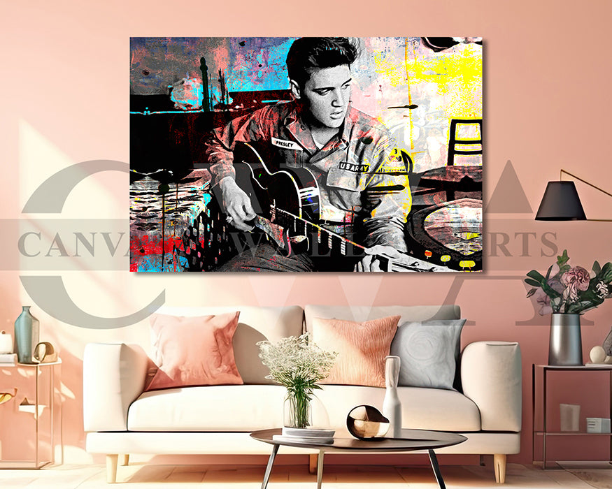 Elvis Presley Canvas Wall Art