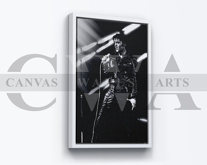 Elvis Presley Canvas Wall Art Abstract Music Poster