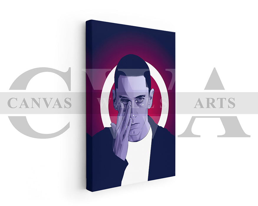 Eminem American Rapper Canvas Wall Art