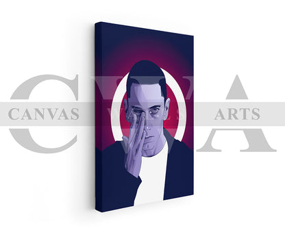 Eminem American Rapper Canvas Wall Art