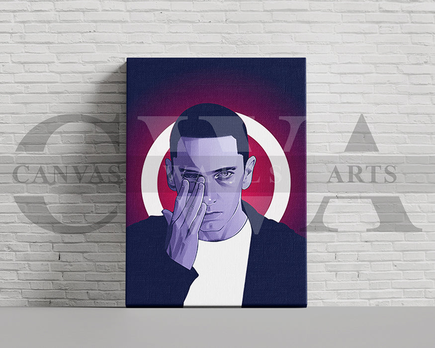 Eminem American Rapper Canvas Wall Art
