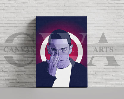 Eminem American Rapper Canvas Wall Art